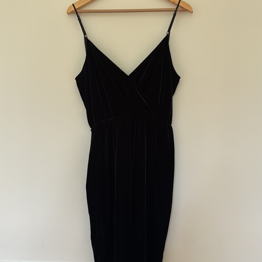 Black Velvet Abercrombie Mini Dress